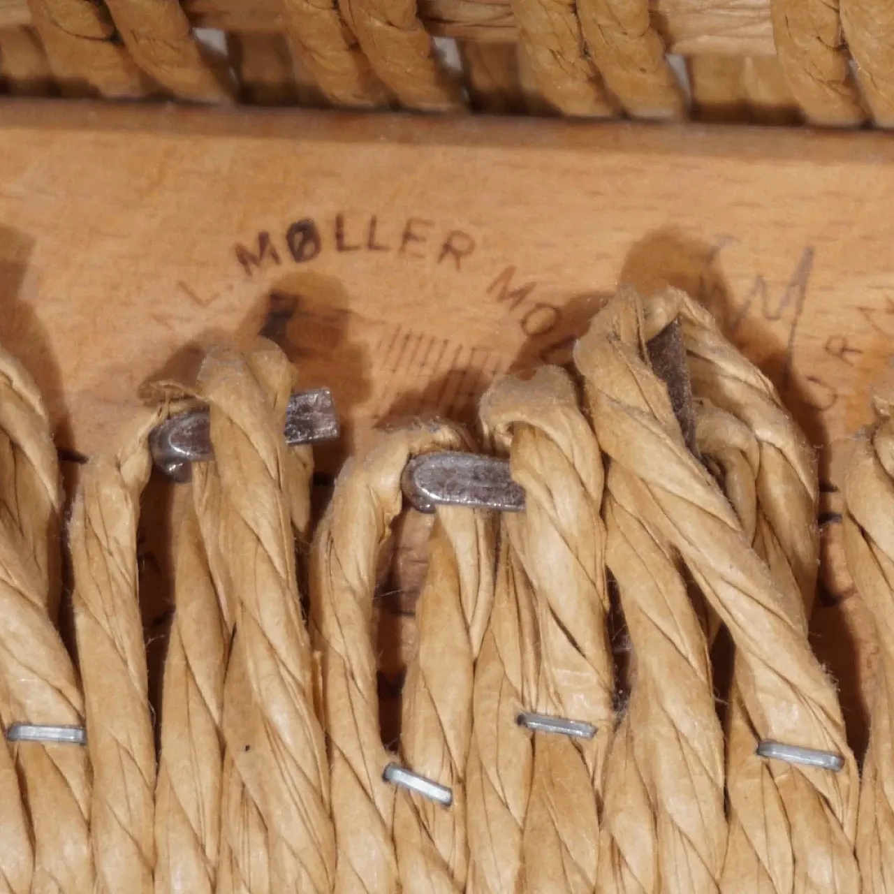 Sedia in teak Møller 56 di Niels Otto Møller per JL. Møllers, anni '50 8
