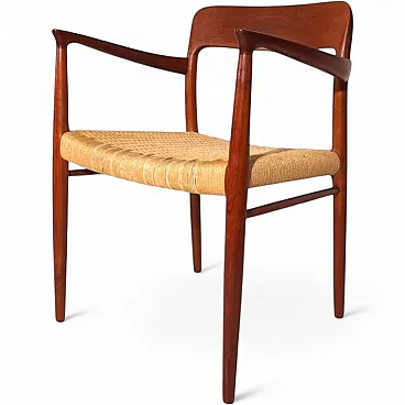 Møller 56 teak chair by Niels Otto Møller for J.L. Møllers, 1950s