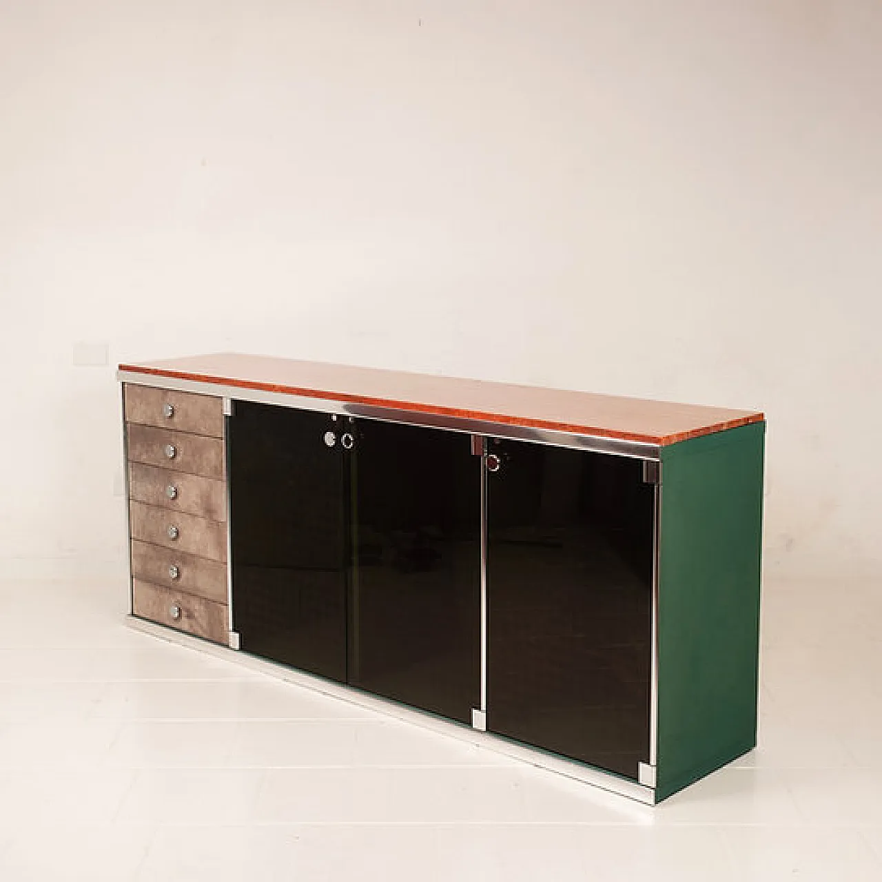 Credenza Tucroma di Guido Faleschini per i4 Mariani, anni '70 1