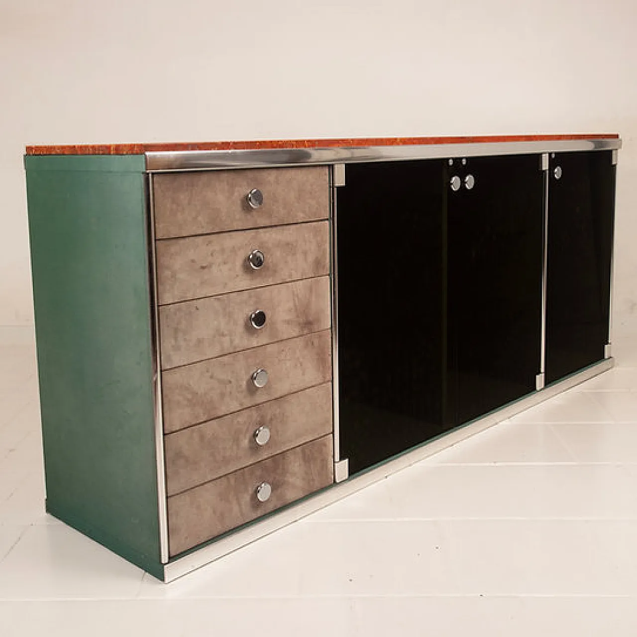 Credenza Tucroma di Guido Faleschini per i4 Mariani, anni '70 2