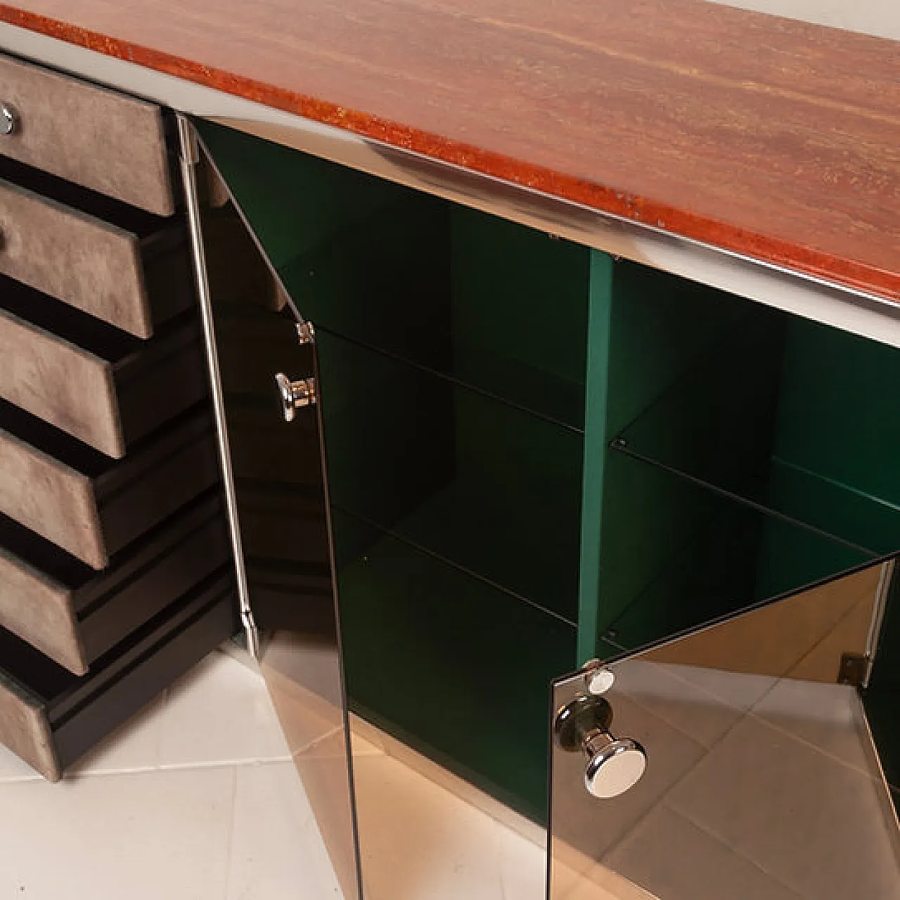 Credenza Tucroma di Guido Faleschini per i4 Mariani, anni '70 9
