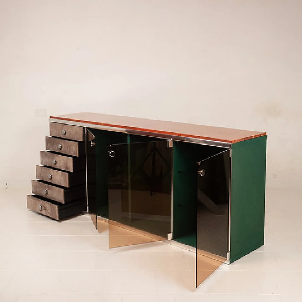 Credenza Tucroma di Guido Faleschini per i4 Mariani, anni '70 10