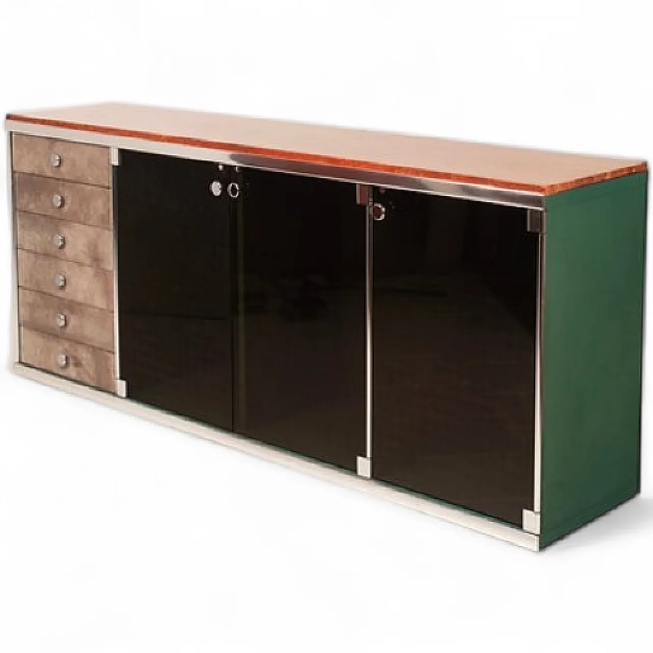 Credenza Tucroma di Guido Faleschini per i4 Mariani, anni '70 15