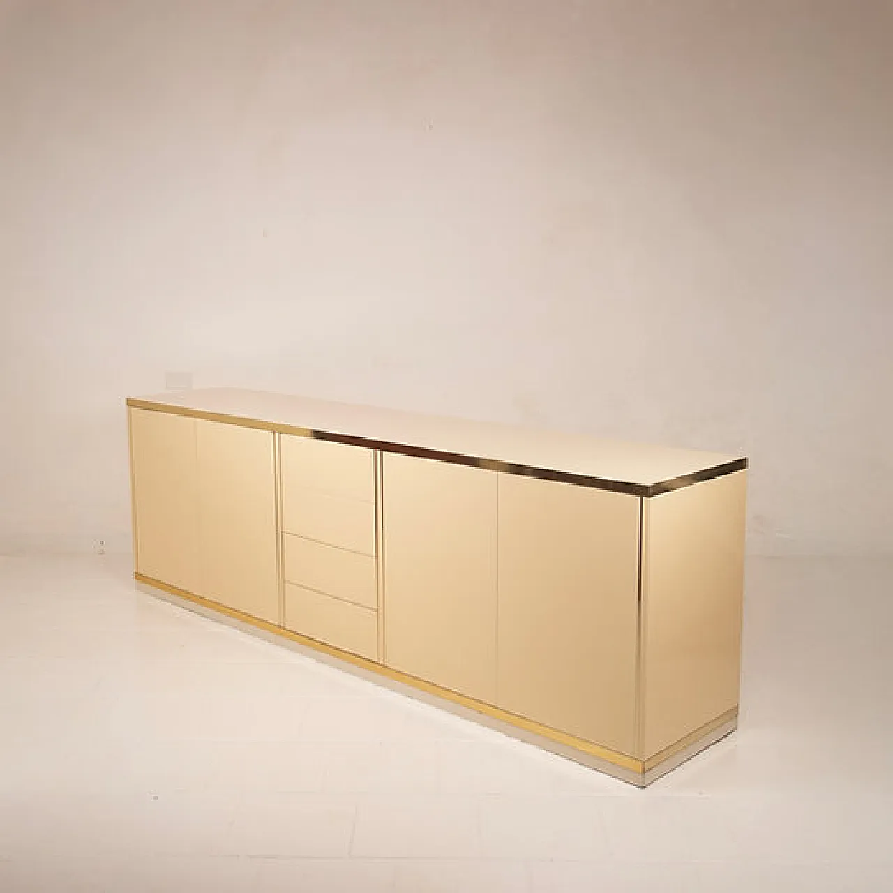 Willy Rizzo Hollywood Regency sideboard for Mario Sabo, 1970s 3