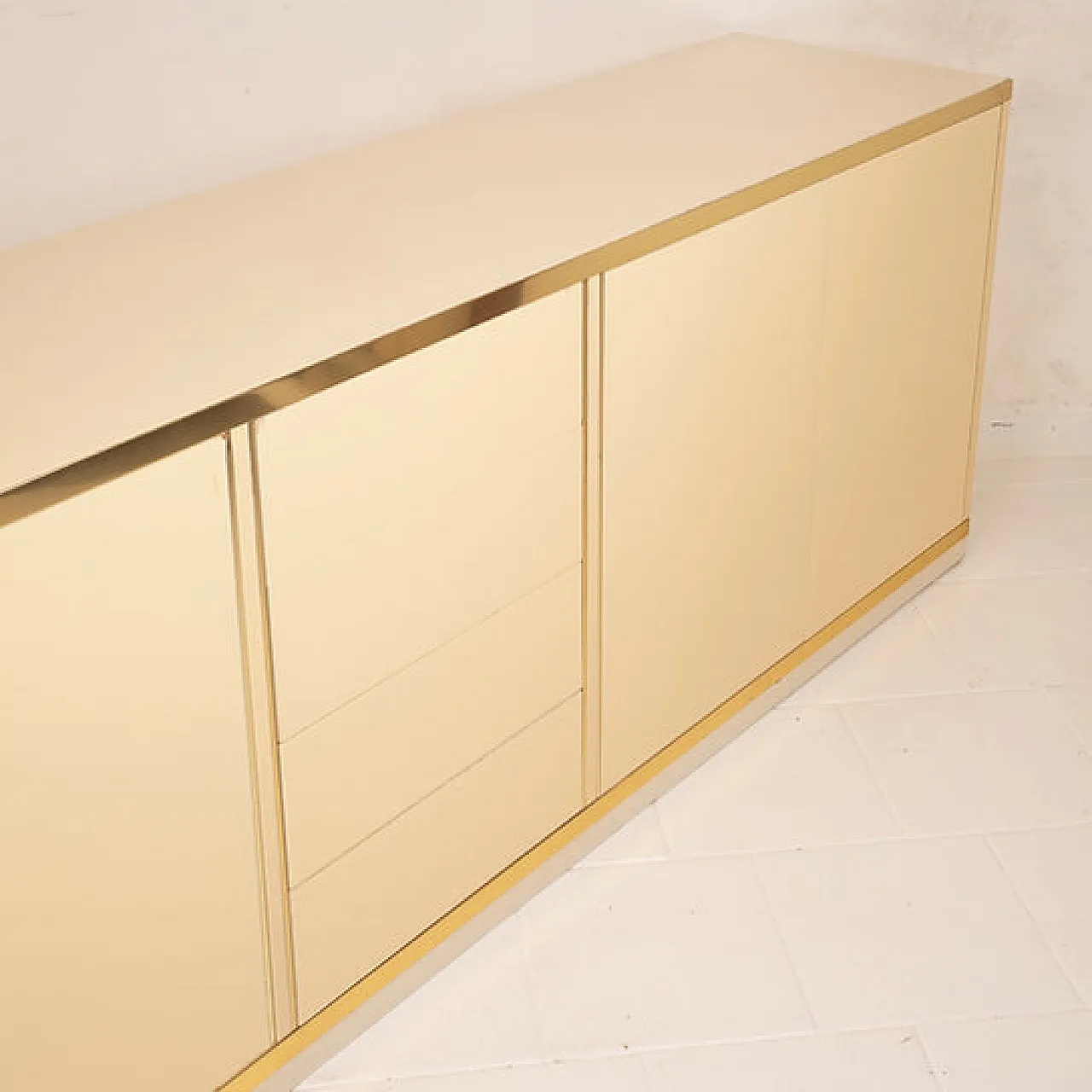 Willy Rizzo Hollywood Regency sideboard for Mario Sabo, 1970s 7