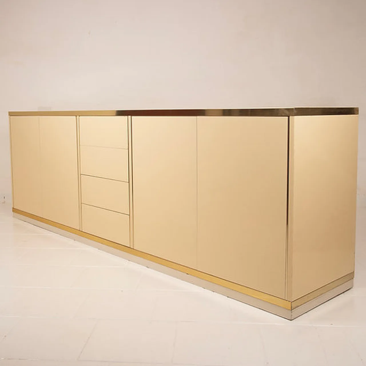 Willy Rizzo Hollywood Regency sideboard for Mario Sabo, 1970s 12