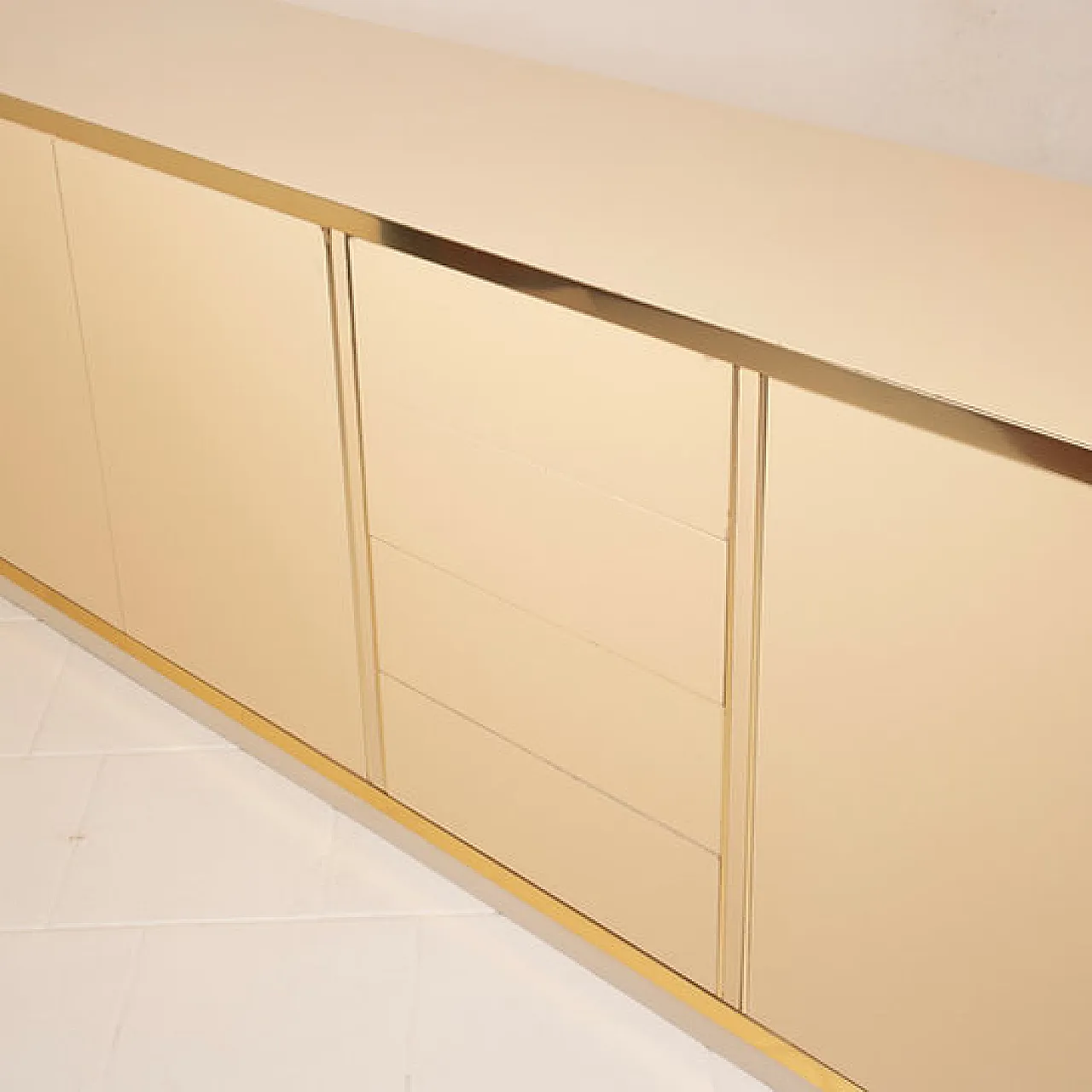 Willy Rizzo Hollywood Regency sideboard for Mario Sabo, 1970s 14