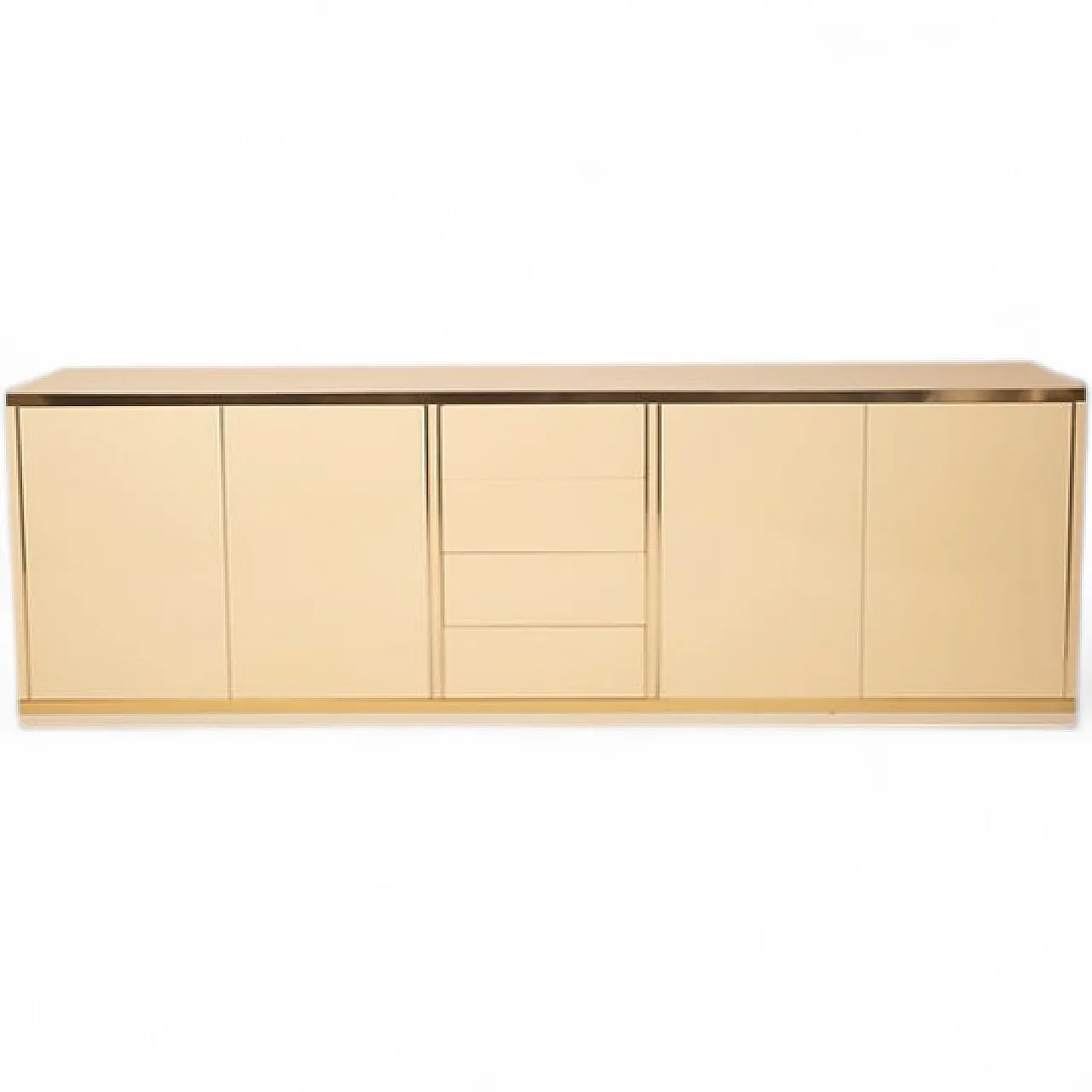 Willy Rizzo Hollywood Regency sideboard for Mario Sabo, 1970s 16