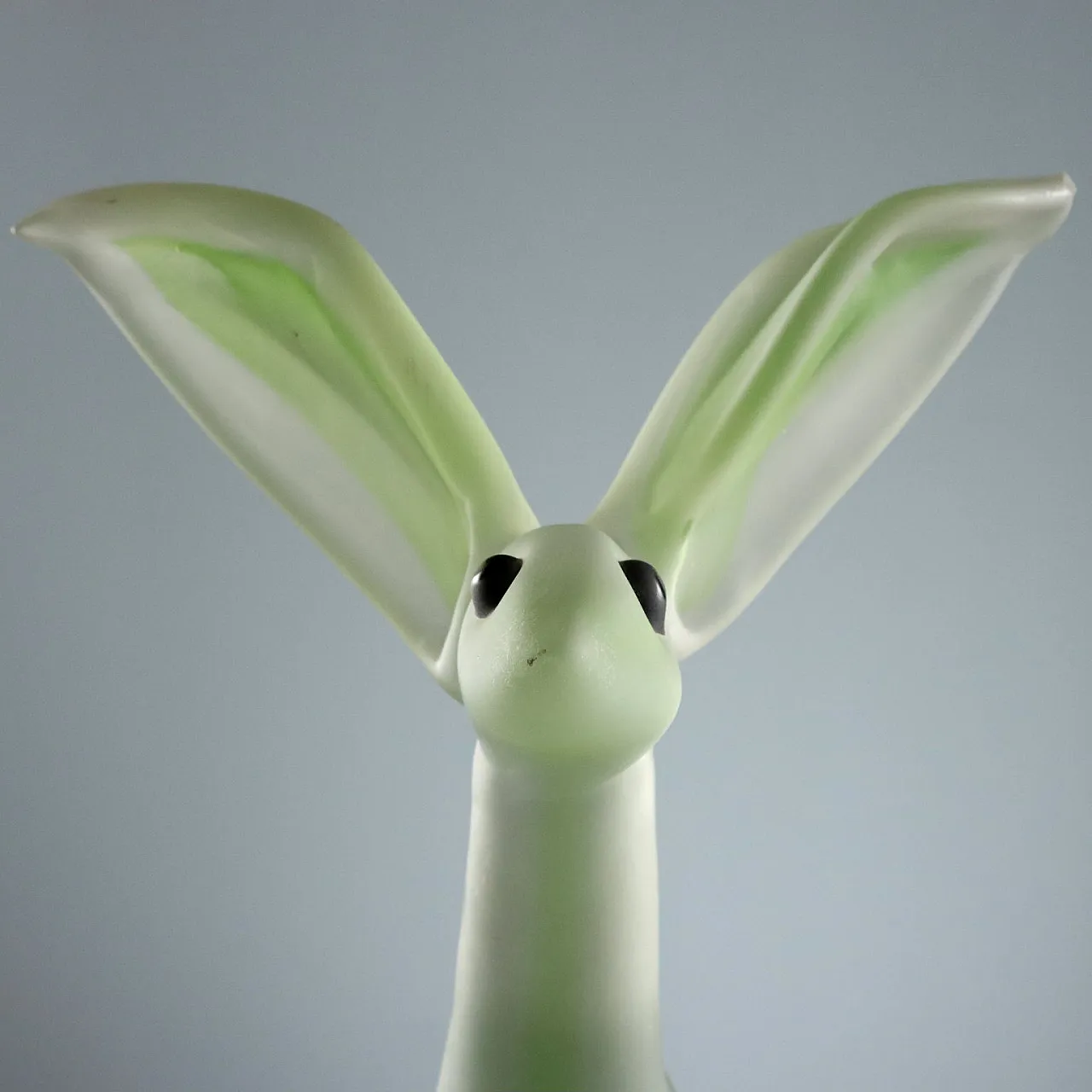 Murano glass rabbit in the Seguso Manufacture, 20th century 6