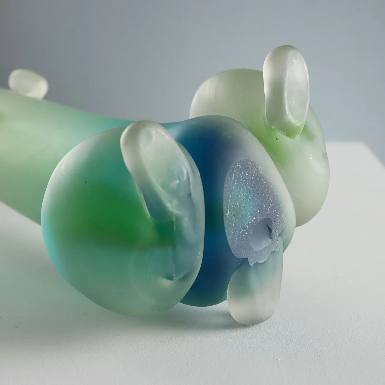 Murano glass rabbit in the Seguso Manufacture, 20th century 9