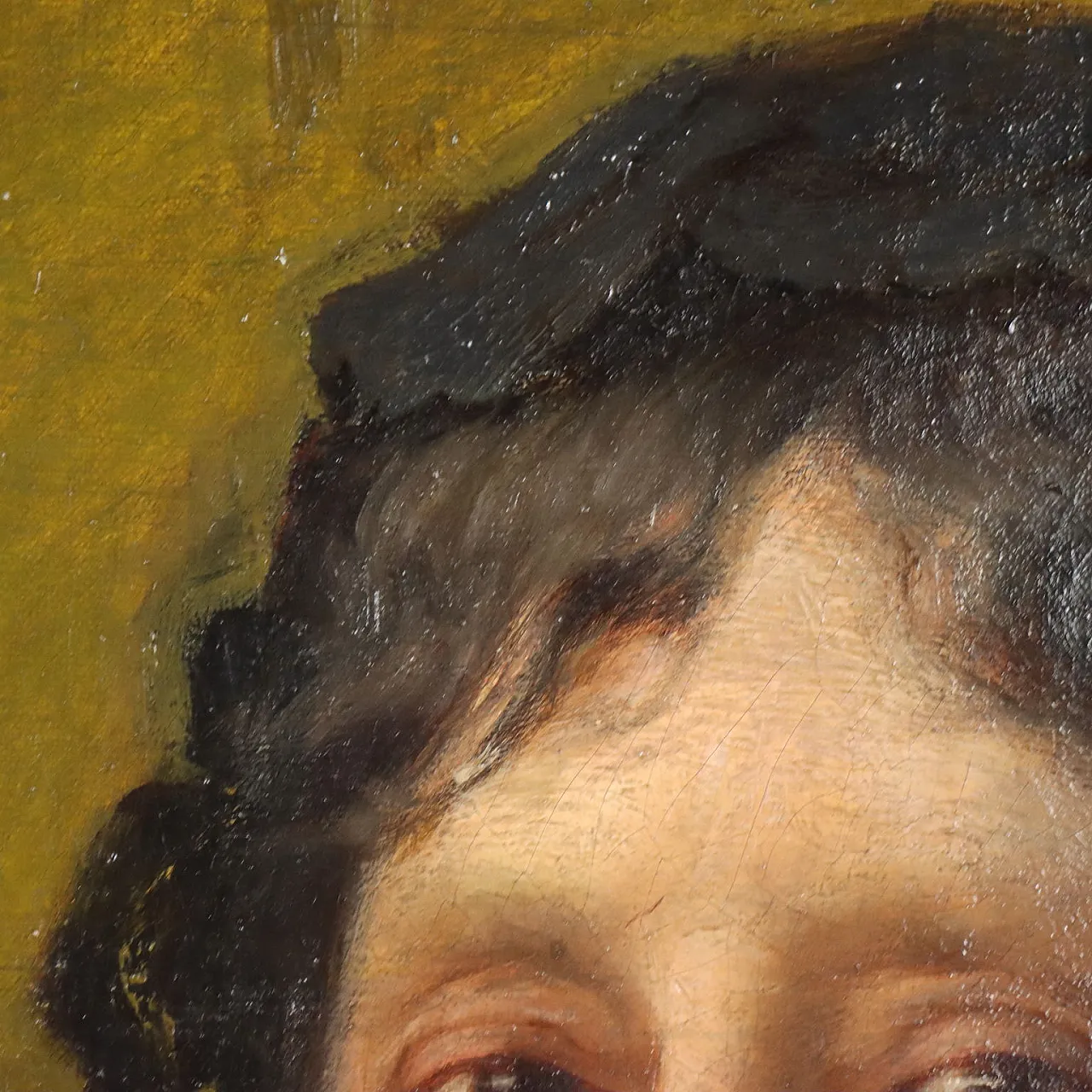 Painting by Vittorio Tessari, oil on canvas, 19th century 5
