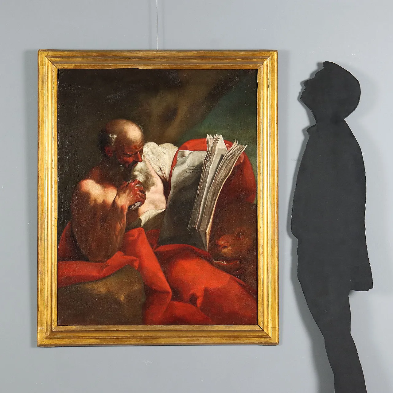St. Jerome, oil painting on canvas, 18th century 2