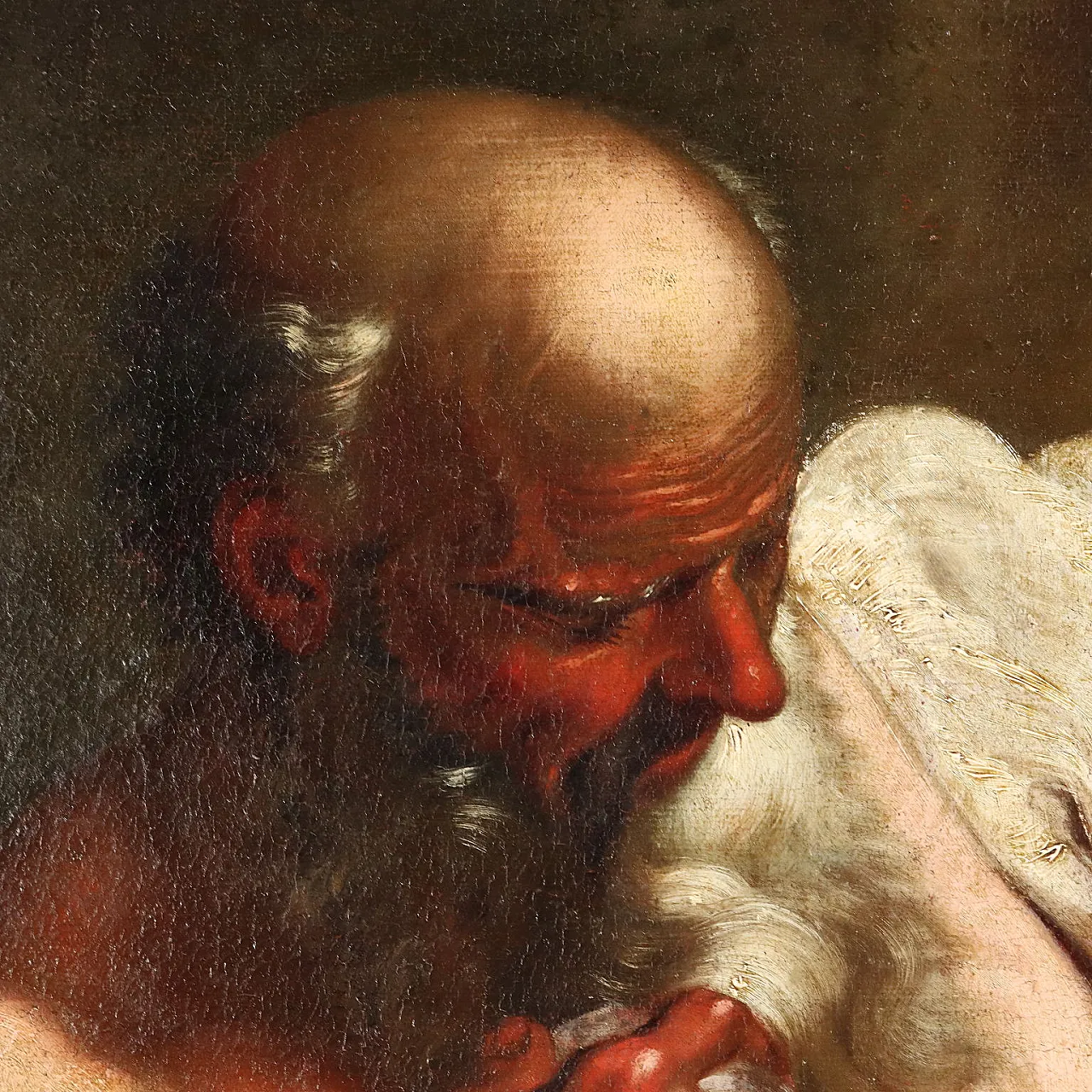 St. Jerome, oil painting on canvas, 18th century 4