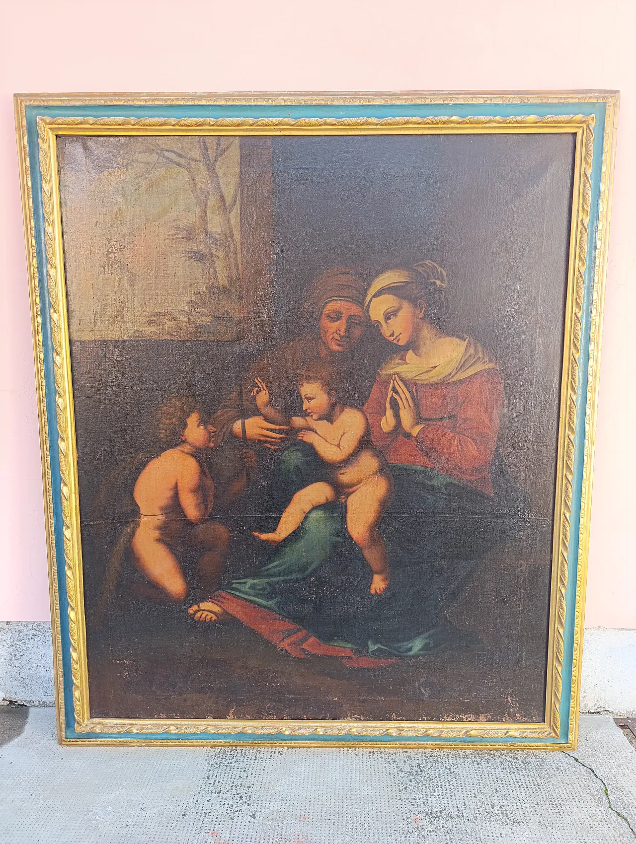 Madonna del divino amore, dipinto ad olio in prima tela, '700 1