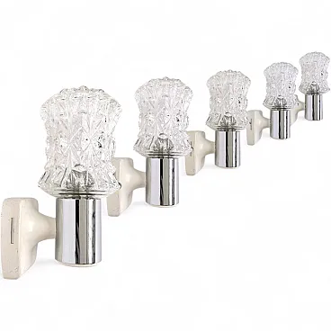 5 wall lights by Targetti Sankey, 1960s