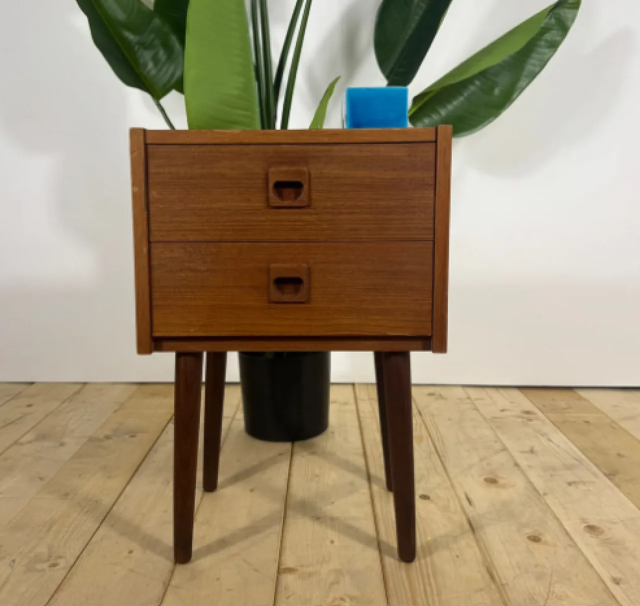 Comodino in teak Mid-Century, anni ’60 3