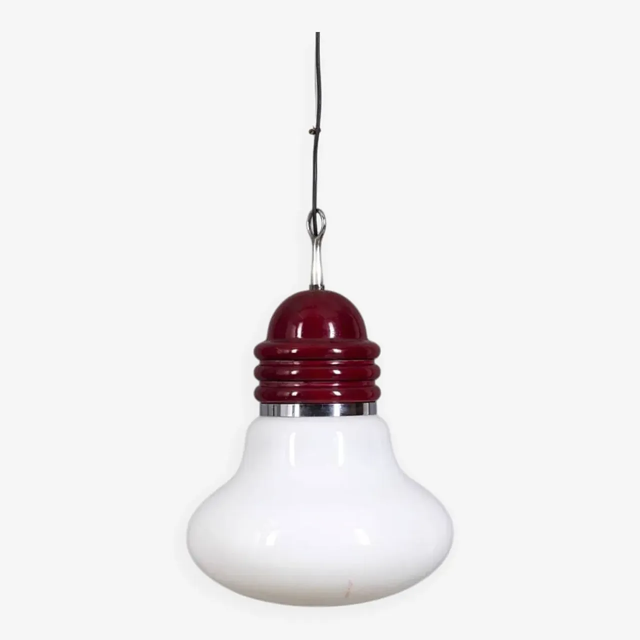 Lampada Arianna in vetro e metallo di P.Brombin per Artemide, anni '70 1