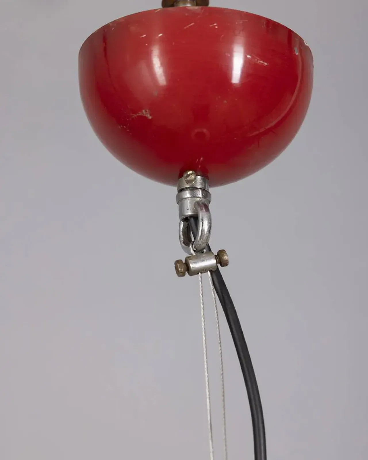 Lampada Arianna in vetro e metallo di P.Brombin per Artemide, anni '70 4