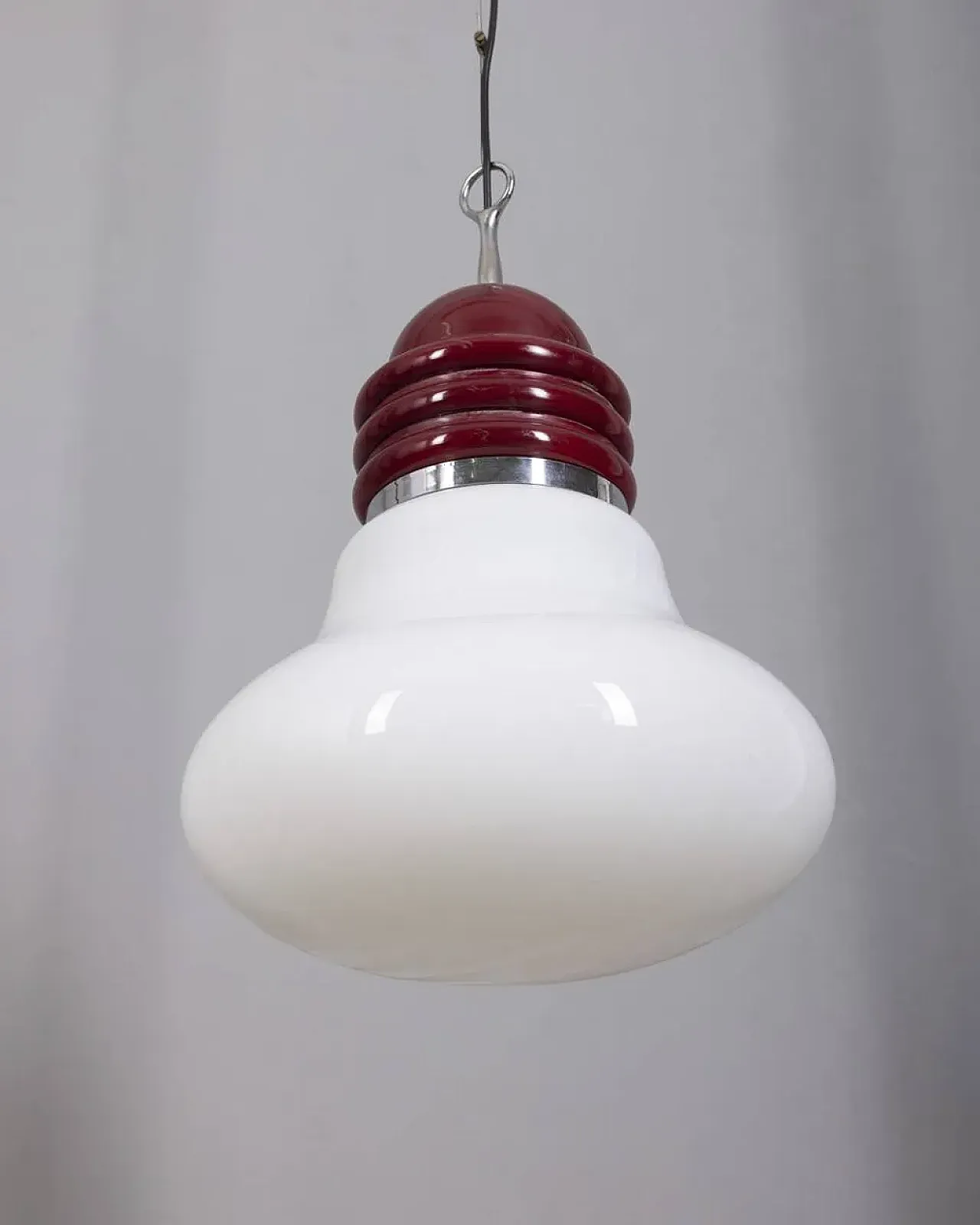 Lampada Arianna in vetro e metallo di P.Brombin per Artemide, anni '70 5