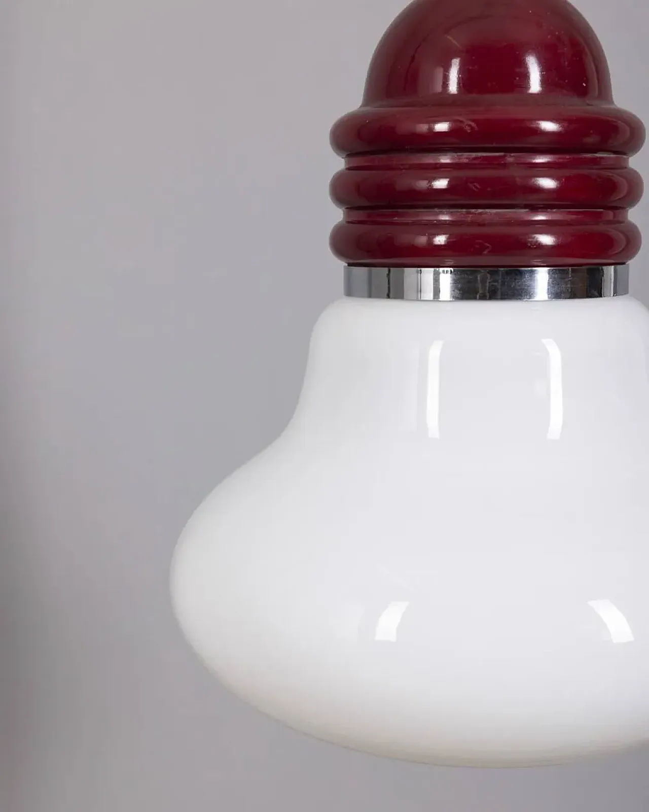 Lampada Arianna in vetro e metallo di P.Brombin per Artemide, anni '70 6