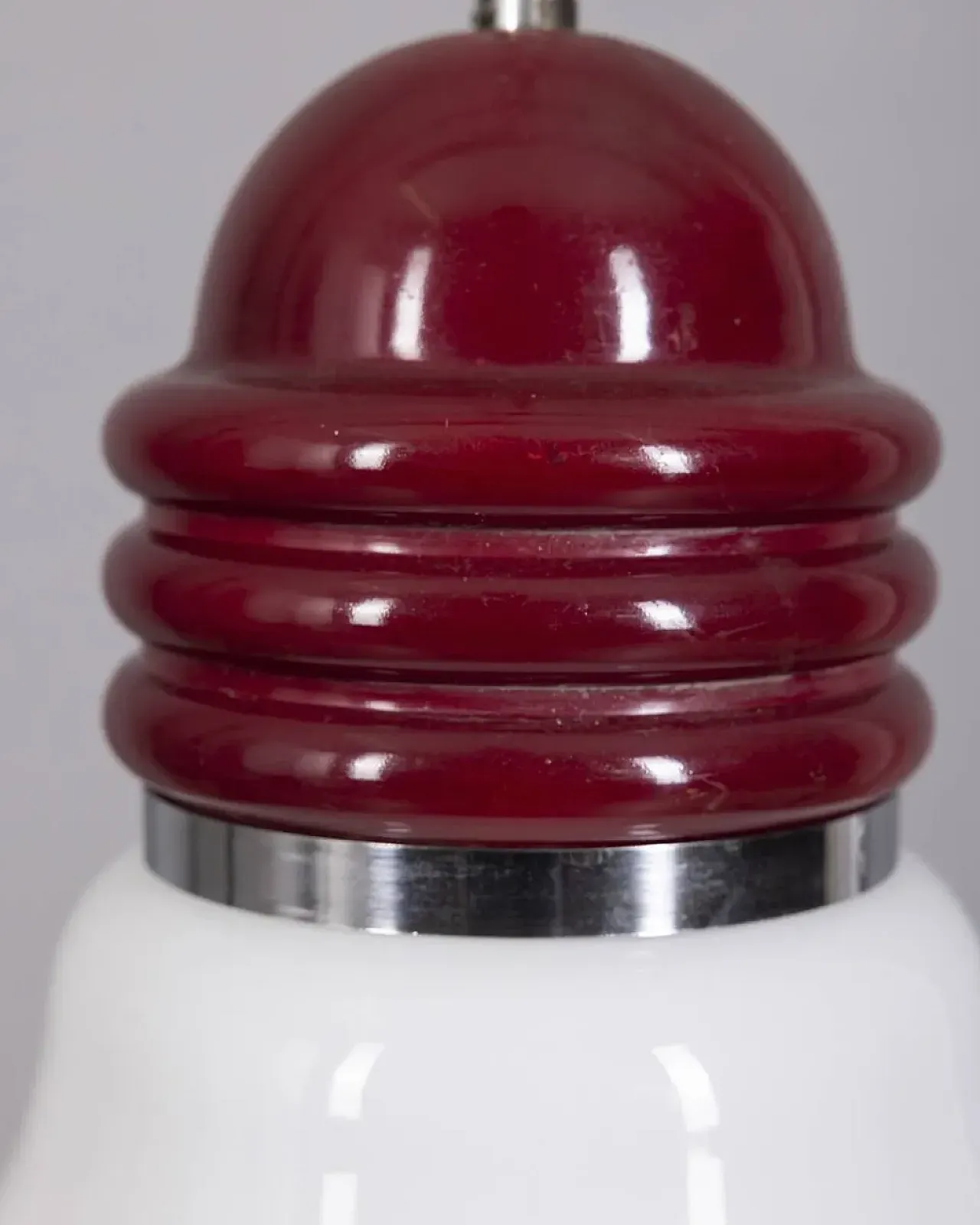 Lampada Arianna in vetro e metallo di P.Brombin per Artemide, anni '70 7