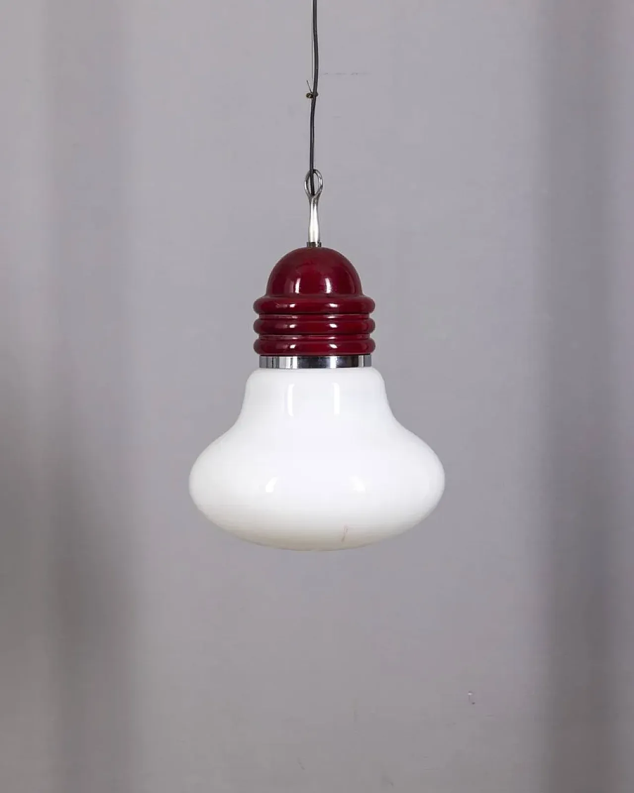 Lampada Arianna in vetro e metallo di P.Brombin per Artemide, anni '70 9