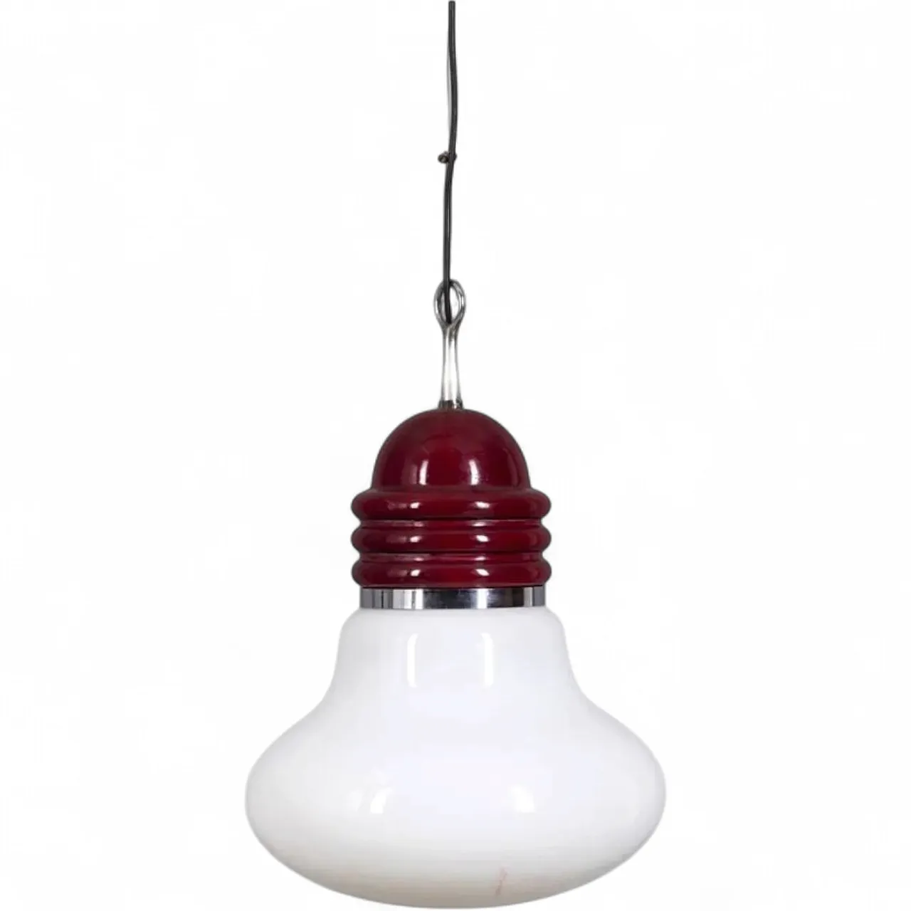 Lampada Arianna in vetro e metallo di P.Brombin per Artemide, anni '70 10