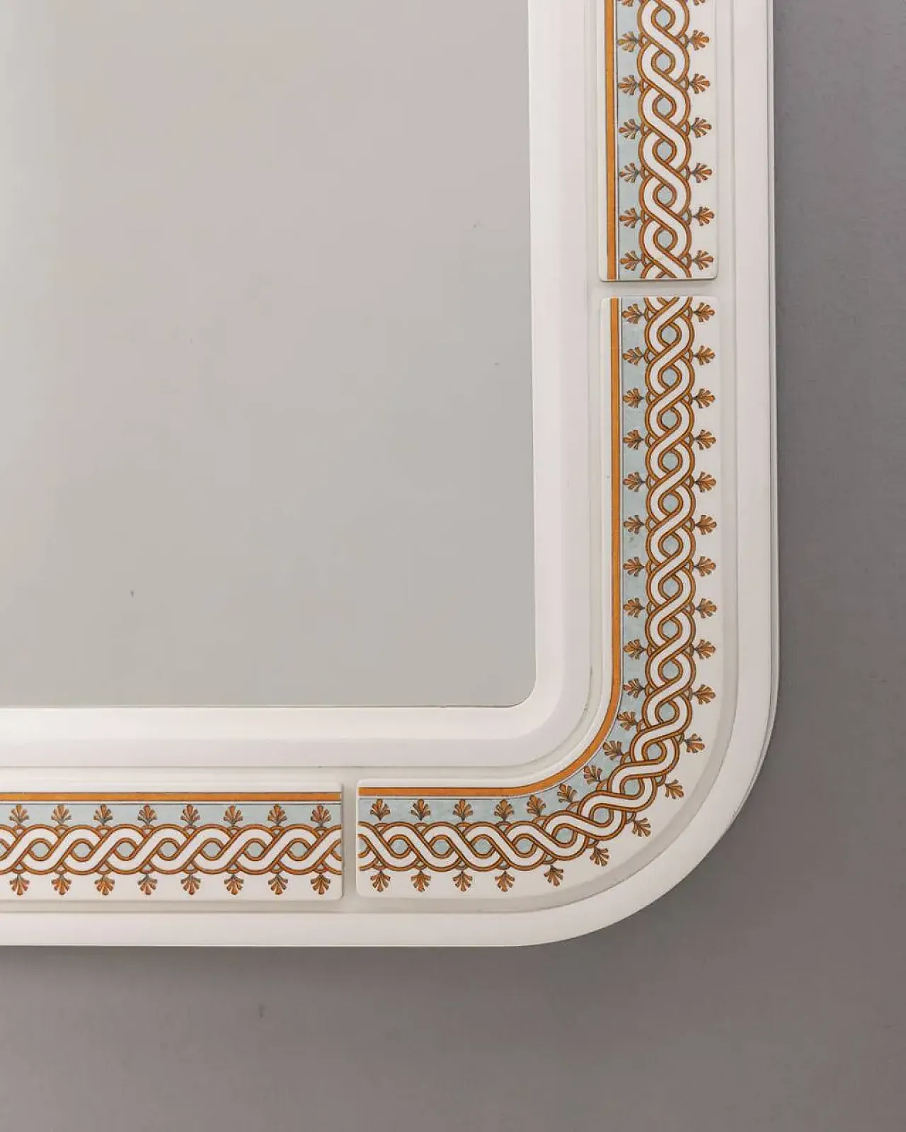 Specchio da parete in plastica con Carrara Matta, anni '70 2