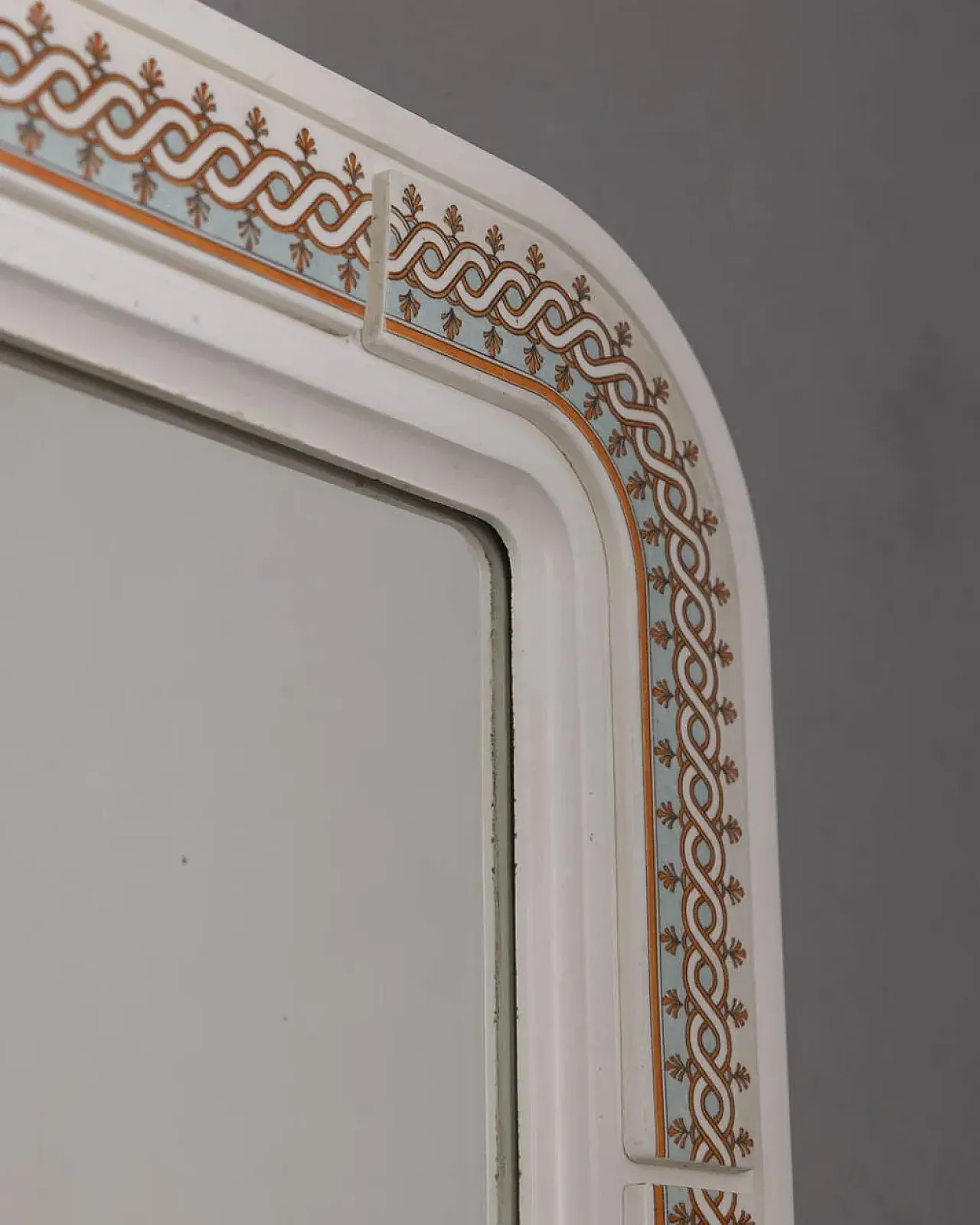 Specchio da parete in plastica con Carrara Matta, anni '70 7