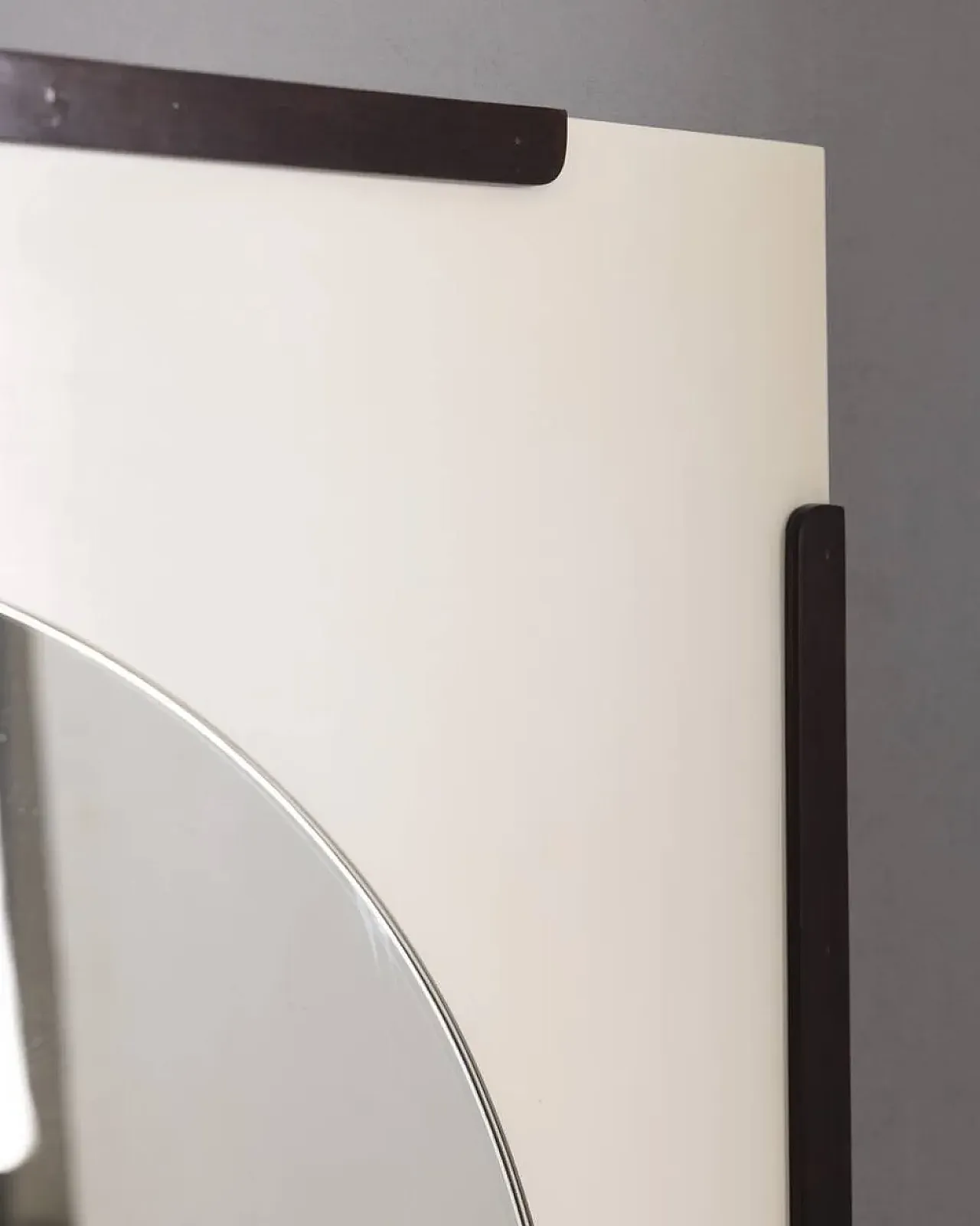 Specchio da parete in legno di Sbrilli Fratelli, anni '70 3