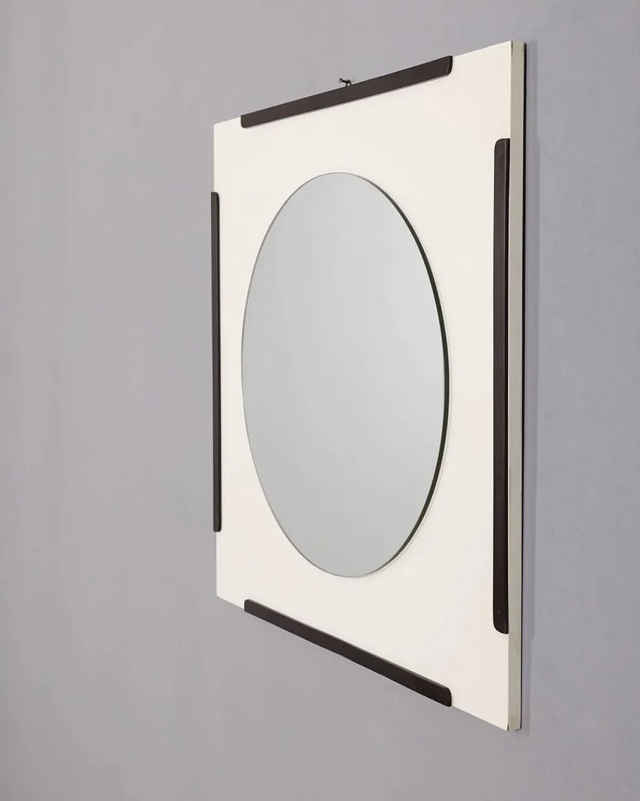 Specchio da parete in legno di Sbrilli Fratelli, anni '70 8