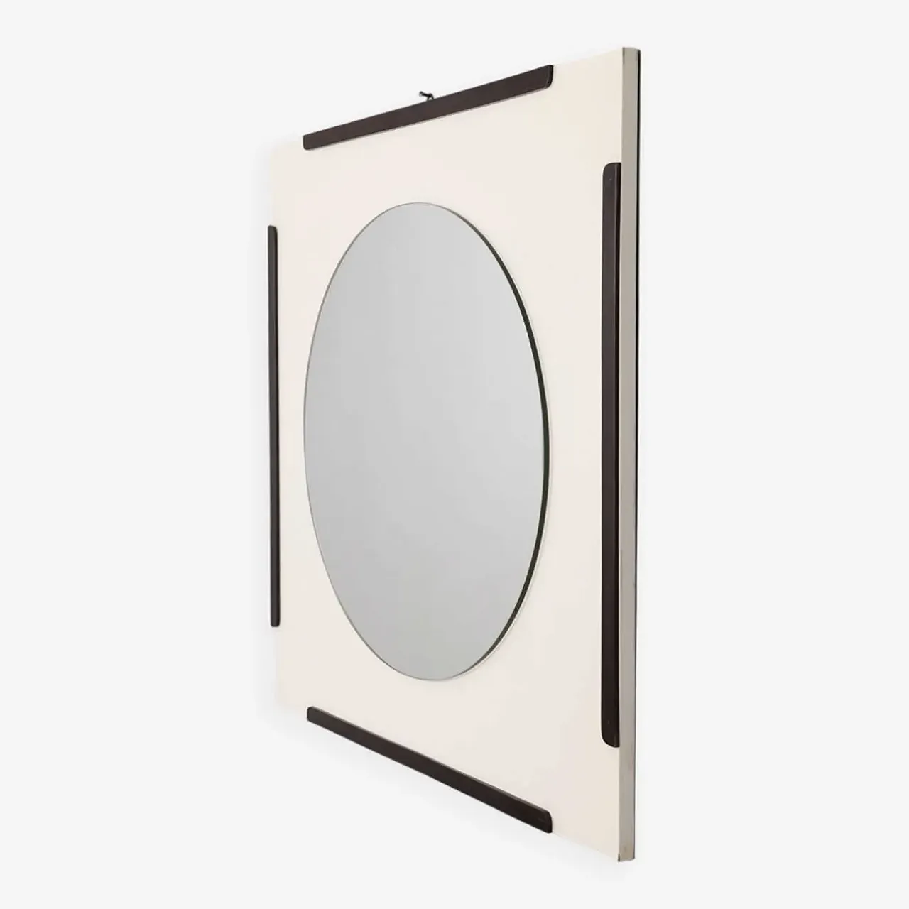 Specchio da parete in legno di Sbrilli Fratelli, anni '70 13