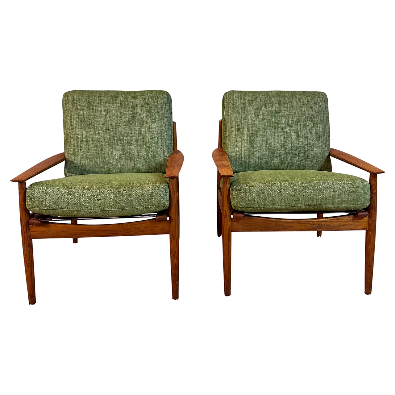 Pair of armchairs by Arne Vodder for Glostrup, 1960s 1