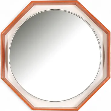 Backlit wall mirror, 1970s