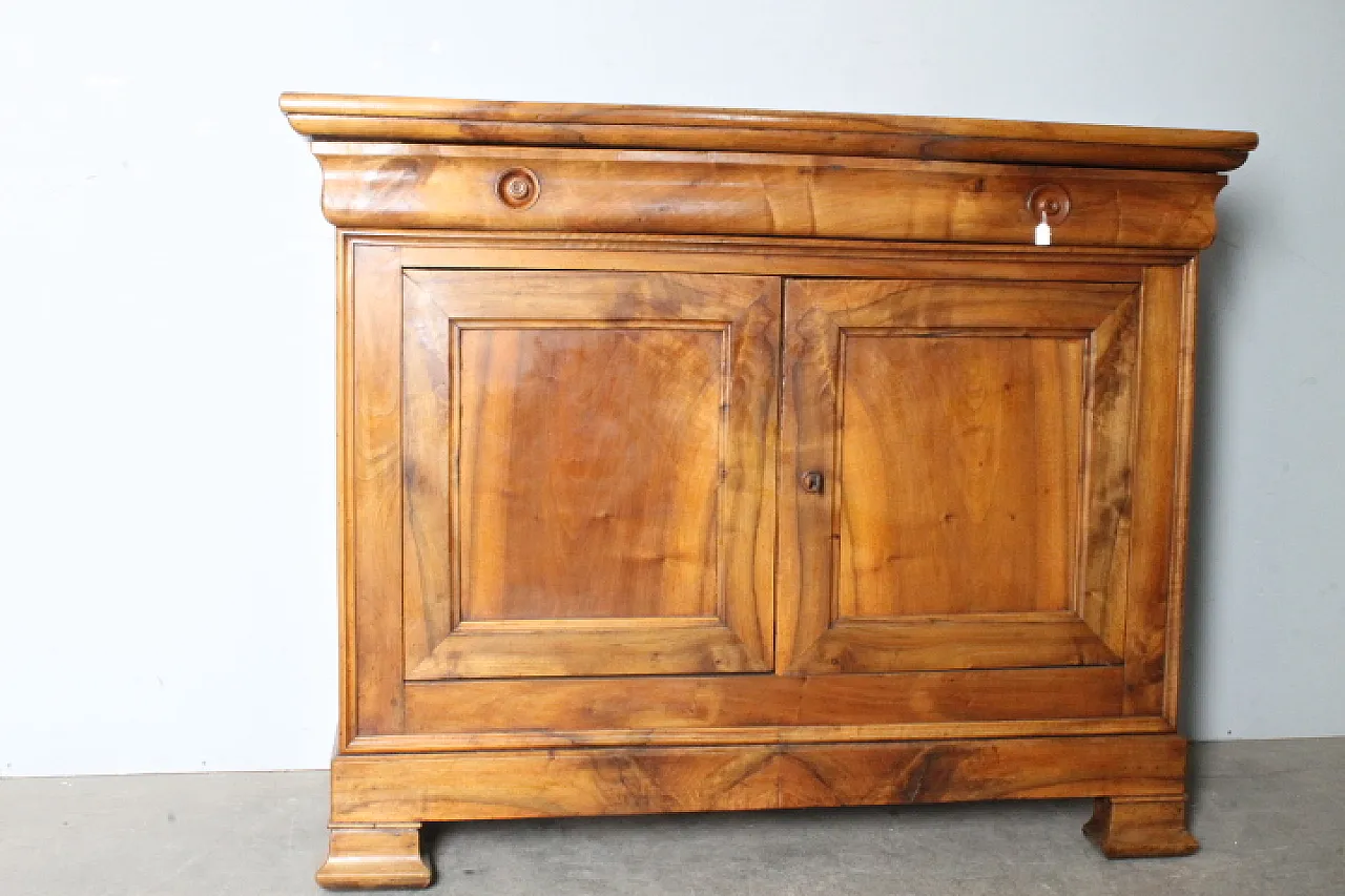 Capuchin blonde veined walnut sideboard, 19th century 1