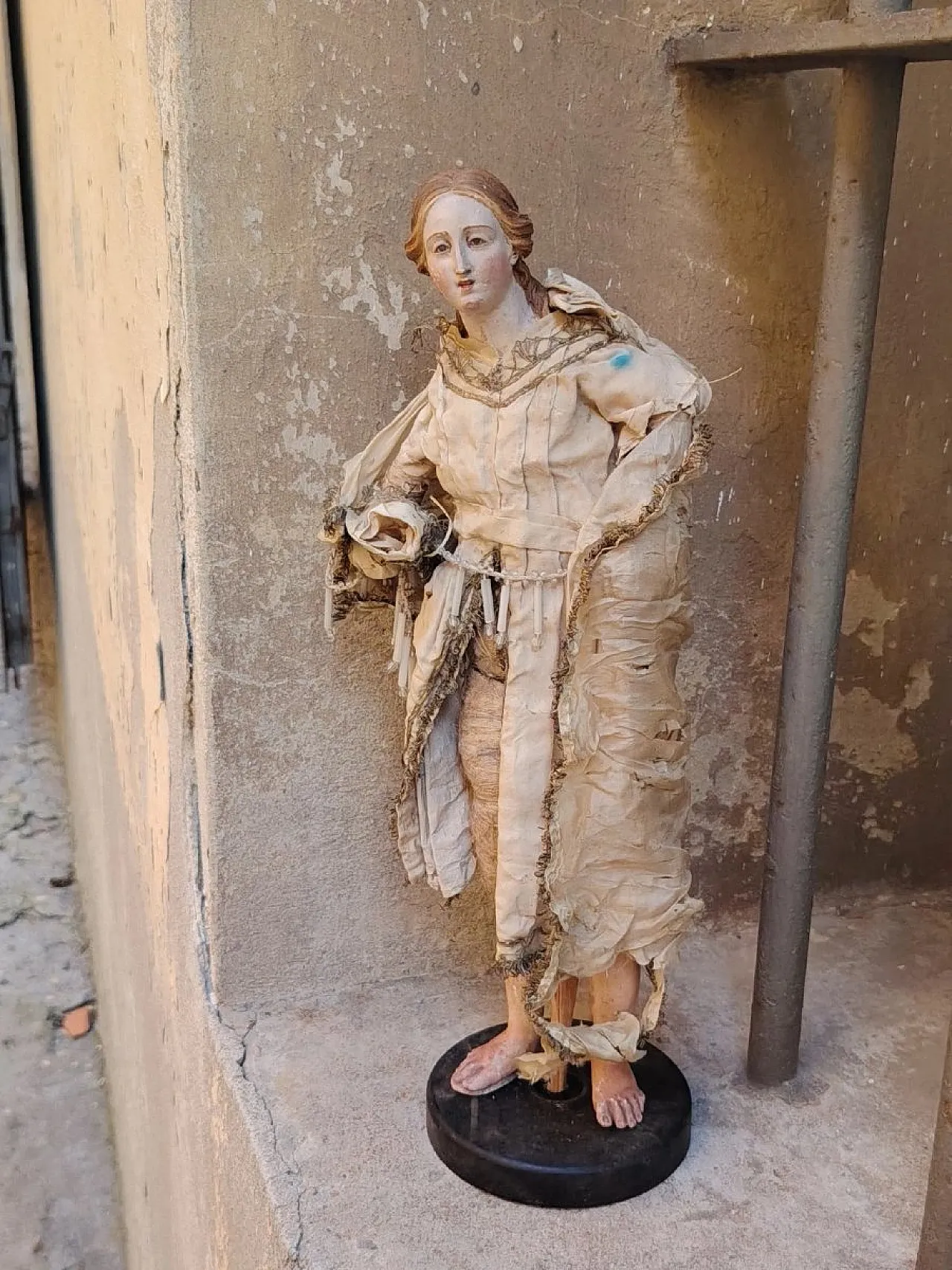 Virgin or Saint, sculpture, 18th century 5