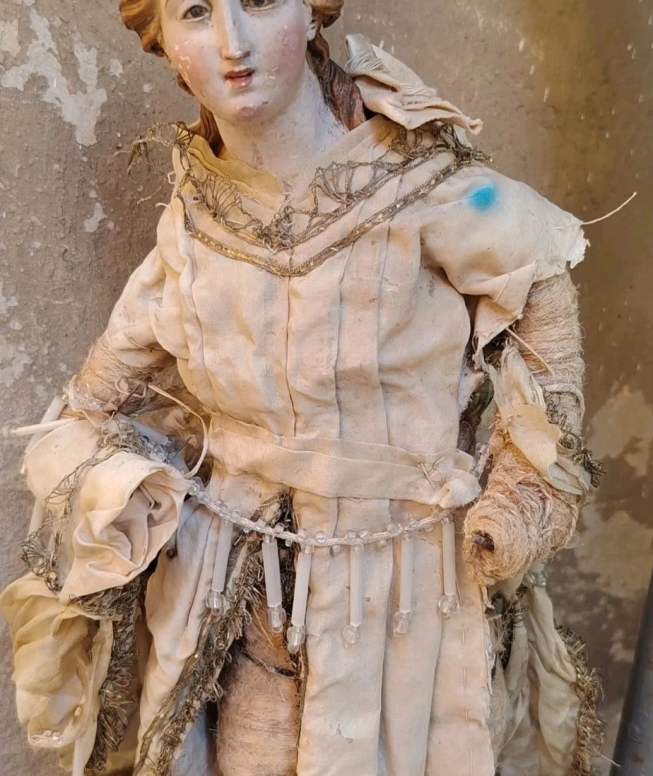 Virgin or Saint, sculpture, 18th century 7