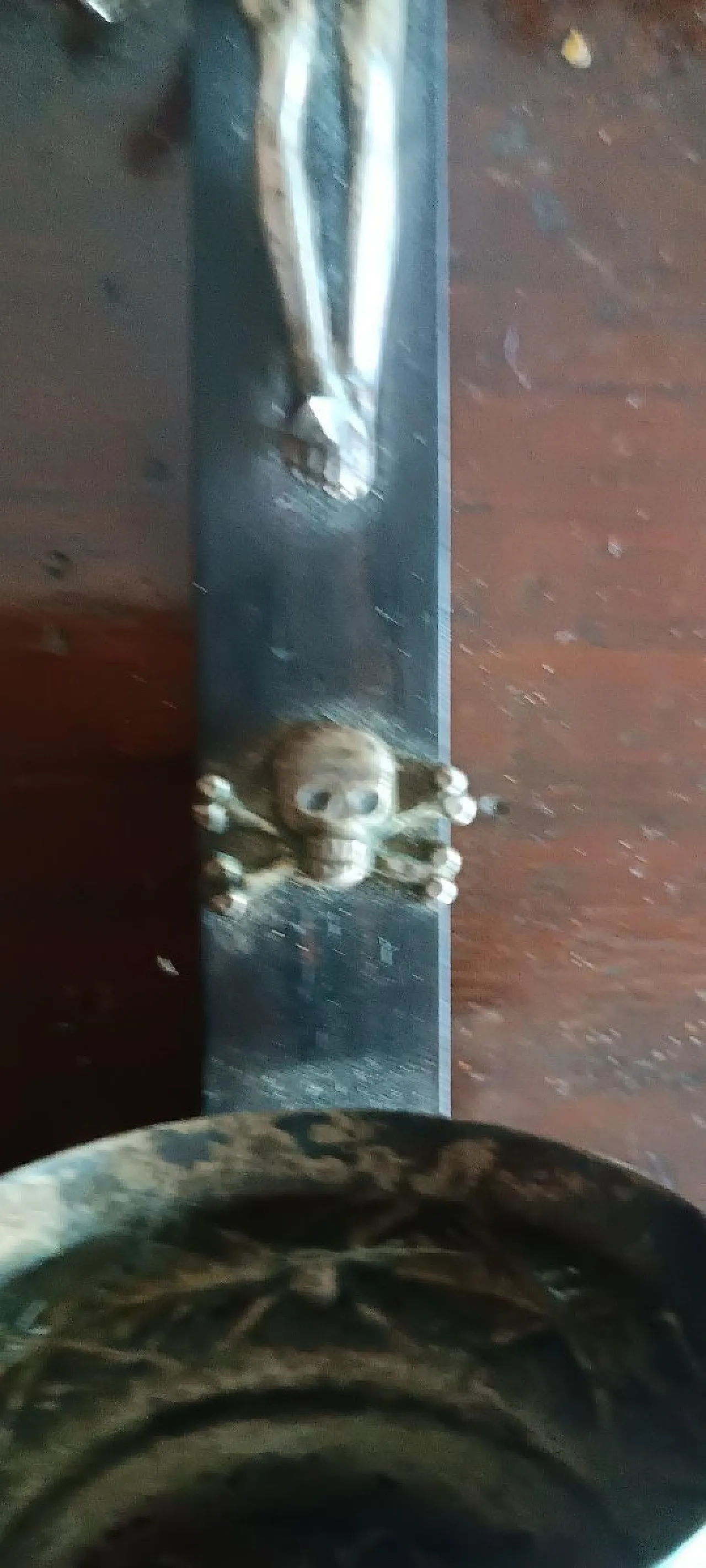 Silver wall crucifix, 19th century 9