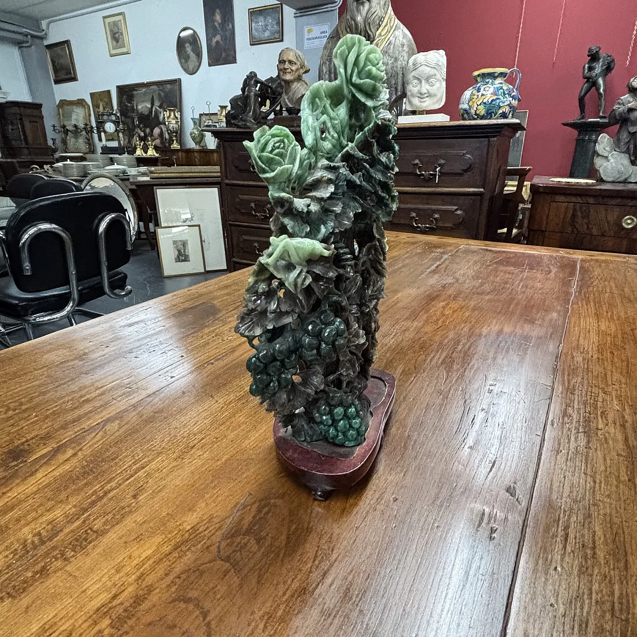 Scultura a Vaso Giada, primo '900 9