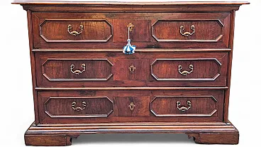 Cassettone emiliano in legno di noce, '600