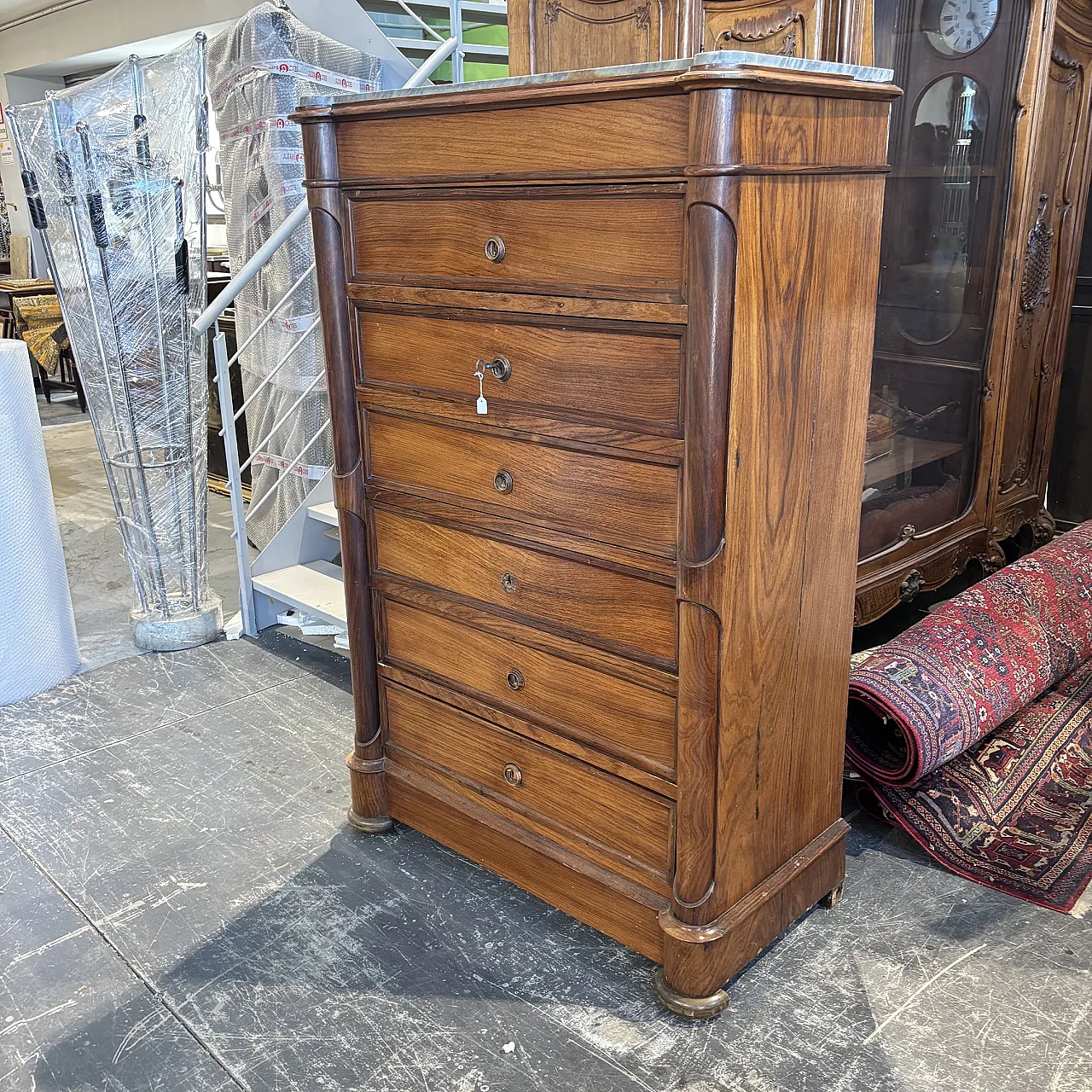 Rosewood septet, Luigi Filippo, 19th century 1