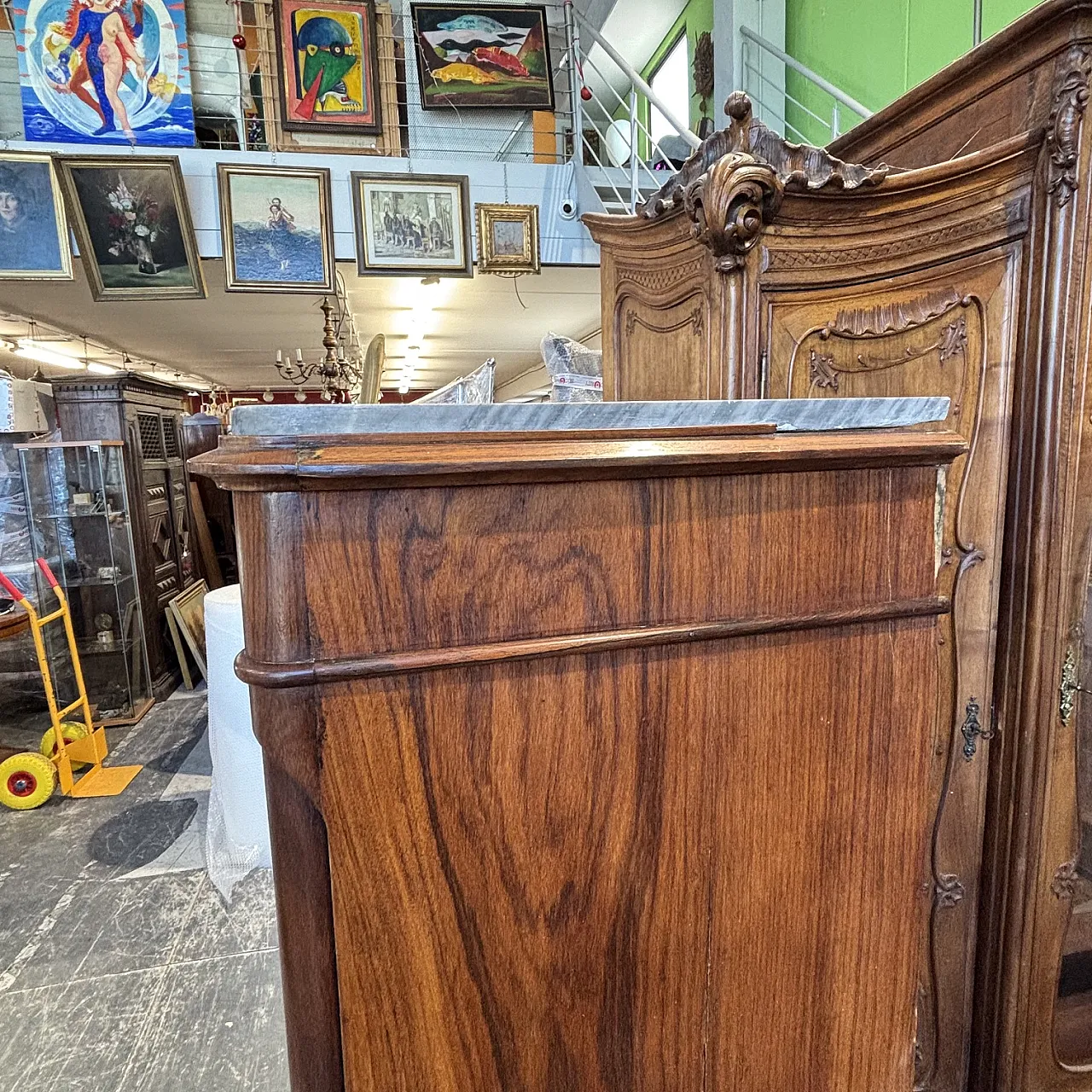 Rosewood septet, Luigi Filippo, 19th century 4