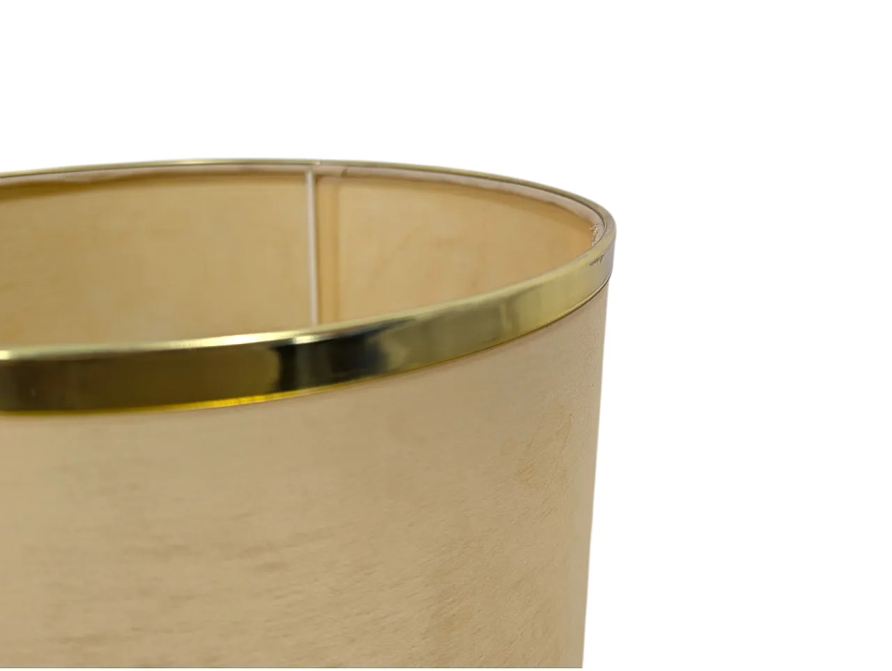 Lumi brass table lamp with original lampshade, 1970s 4