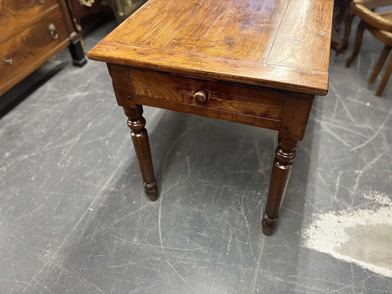 Louis Philippe table solid cherry, 19th century 3
