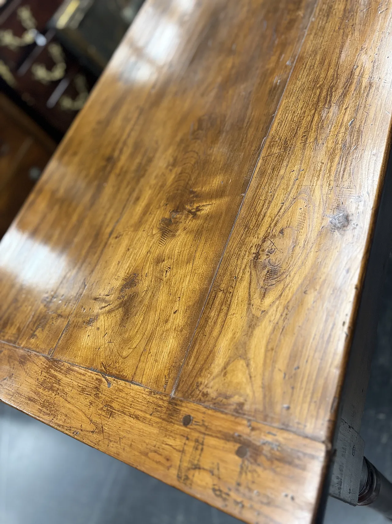 Louis Philippe table solid cherry, 19th century 4
