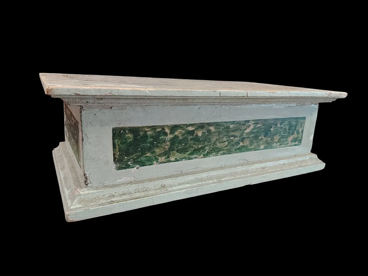 Base in legno laccato e dipinto, '700 10