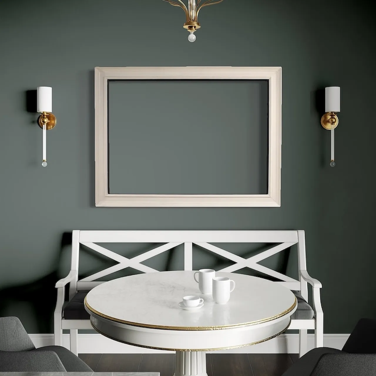 Large Italian frame from the 20th century 7