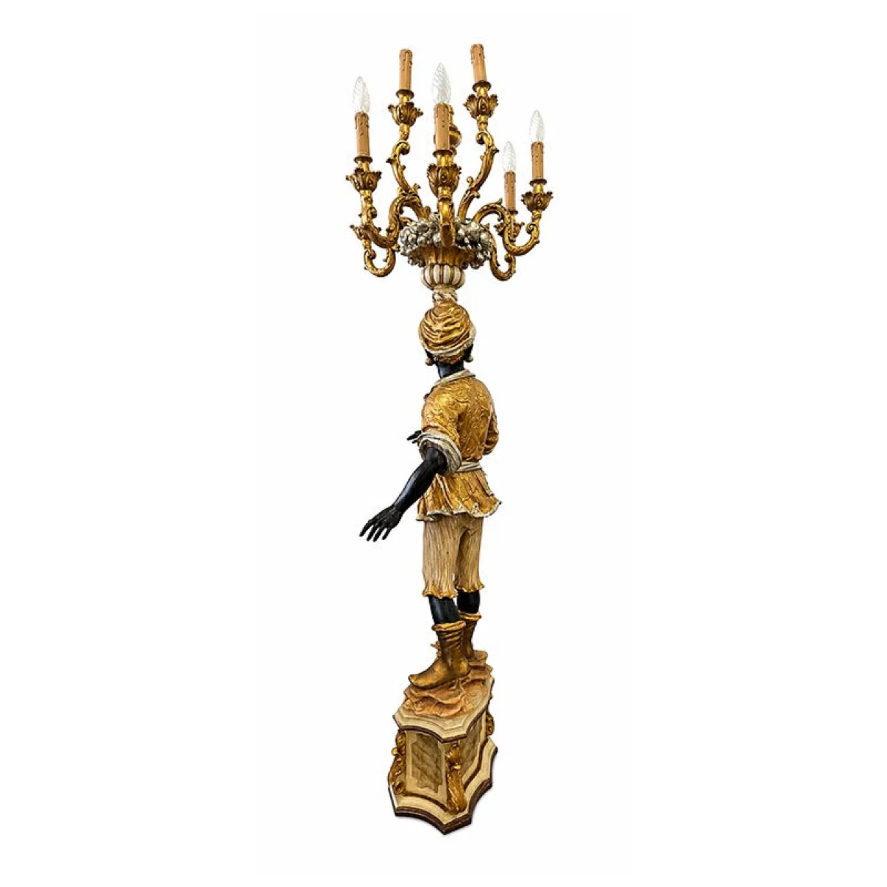6-Light floor lamp from Moretto Veneziano, 1980s 4