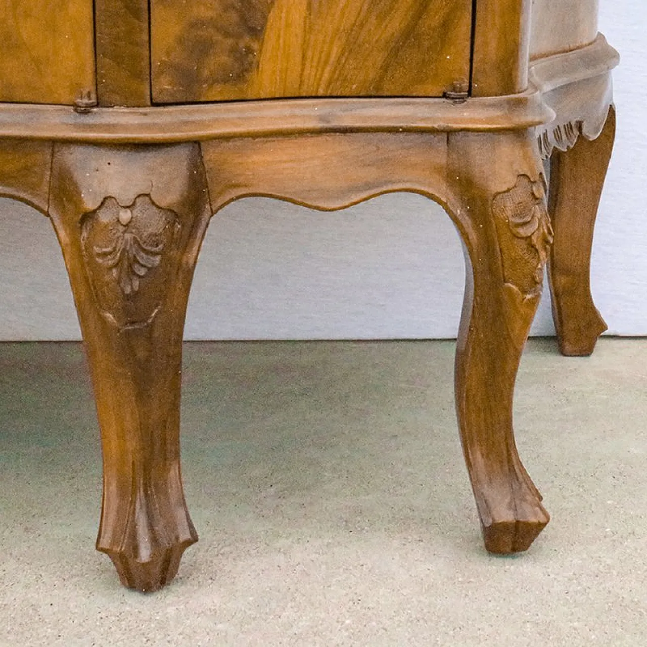 Walnut briar secretaire, early 20th century 10
