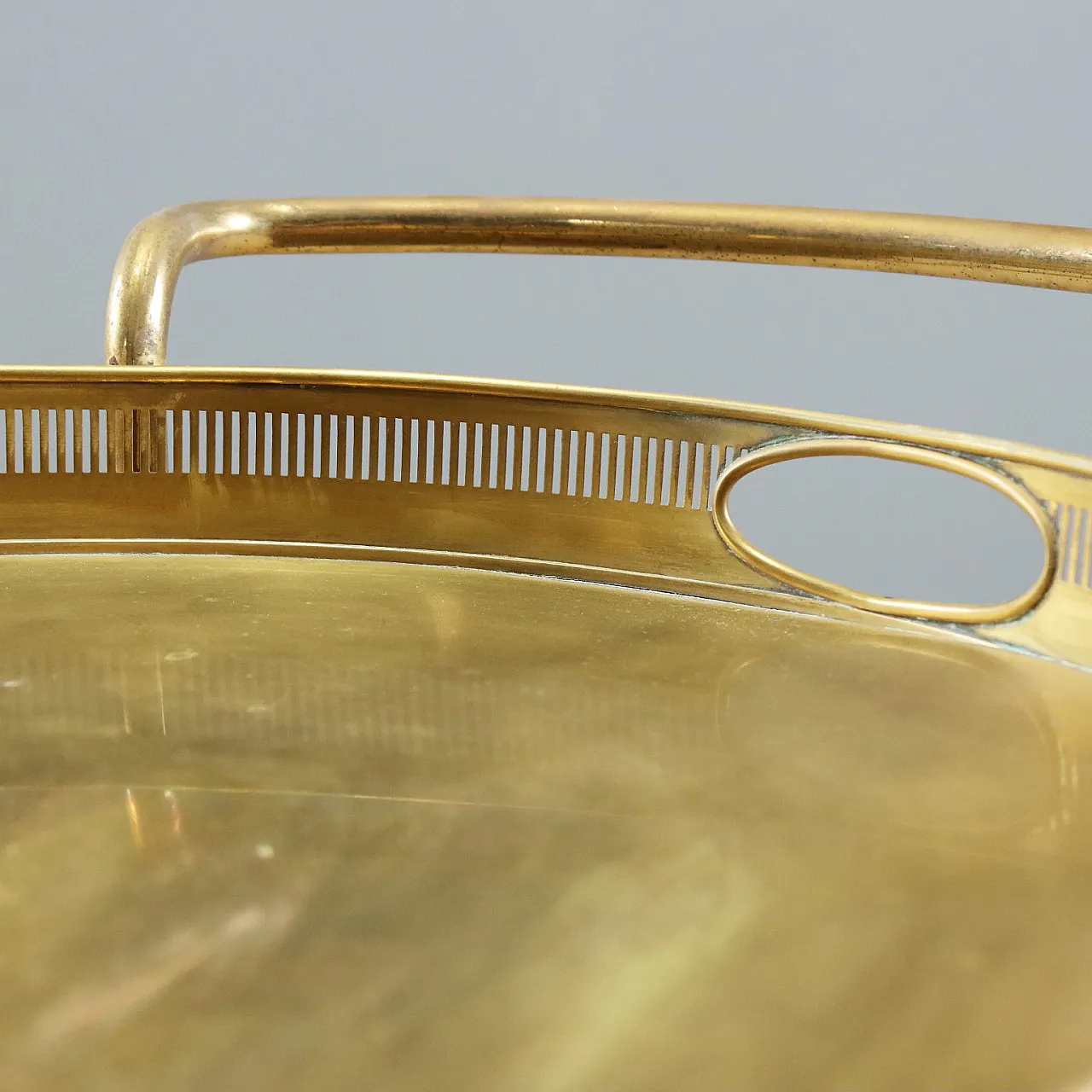 Brass cart, mid-20th century 5